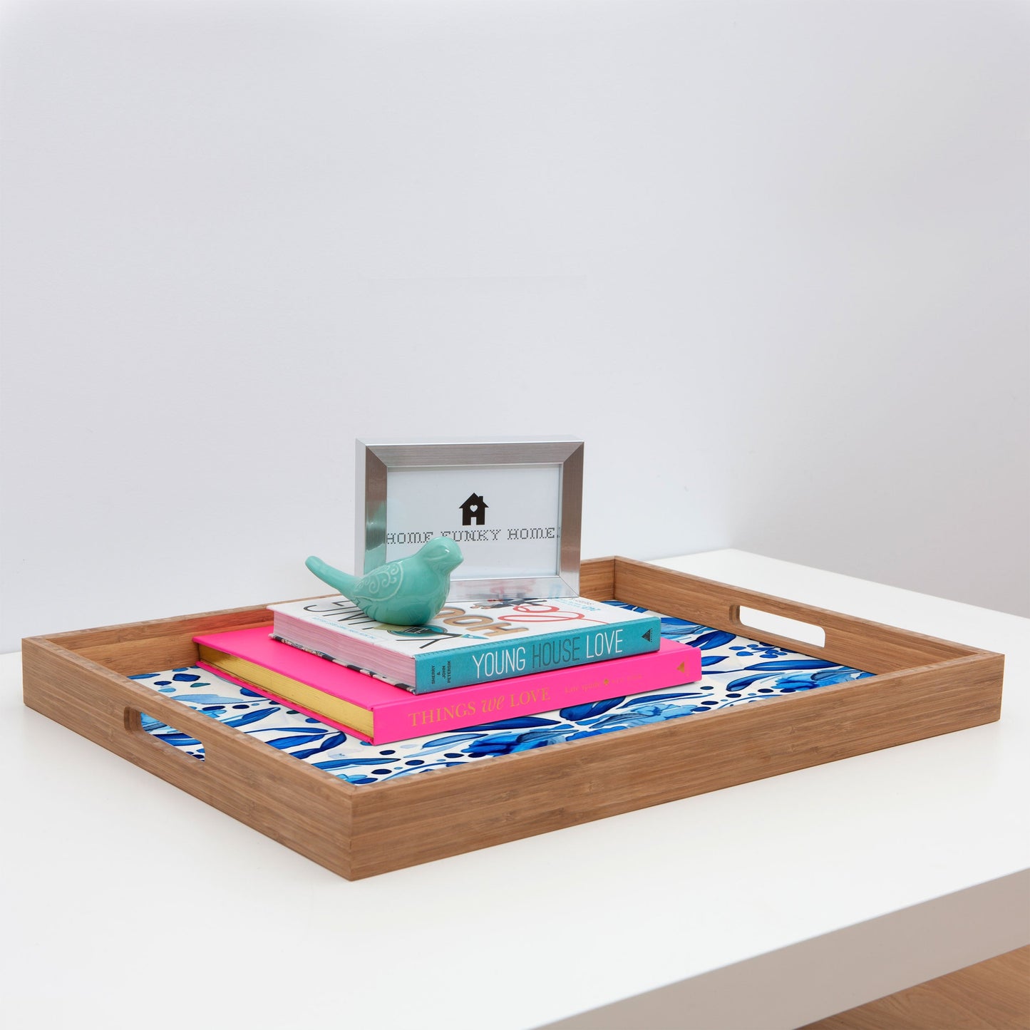 Laura Trevey Madrid Mist Rectangular Tray