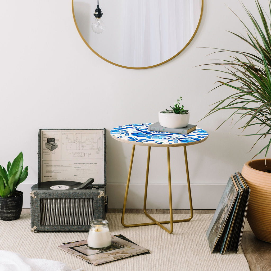 Laura Trevey Madrid Mist Round Side Table