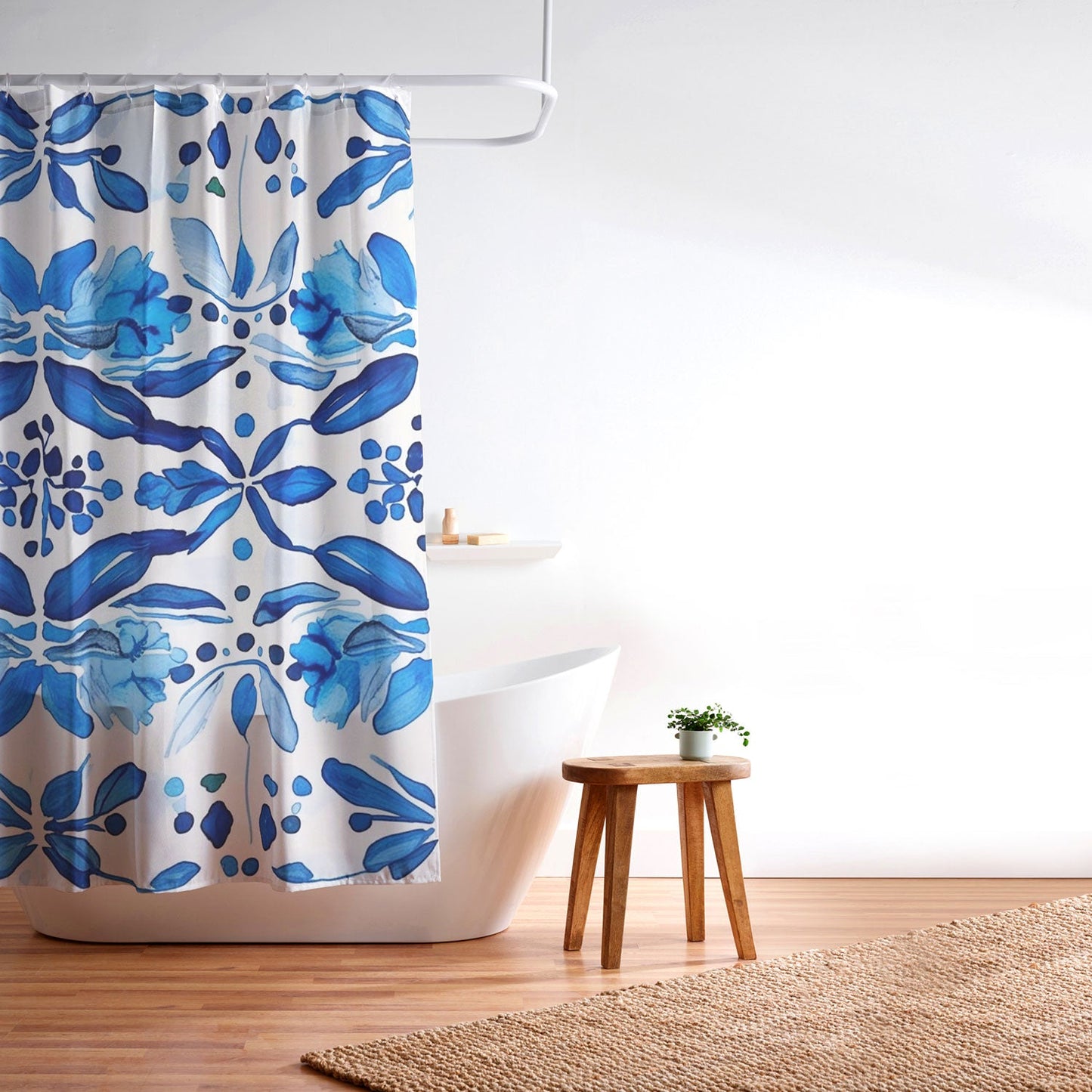 Laura Trevey Madrid Mist Shower Curtain