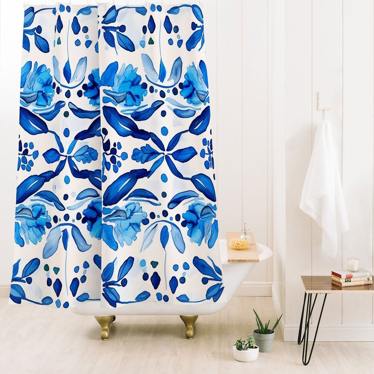 Laura Trevey Madrid Mist Shower Curtain
