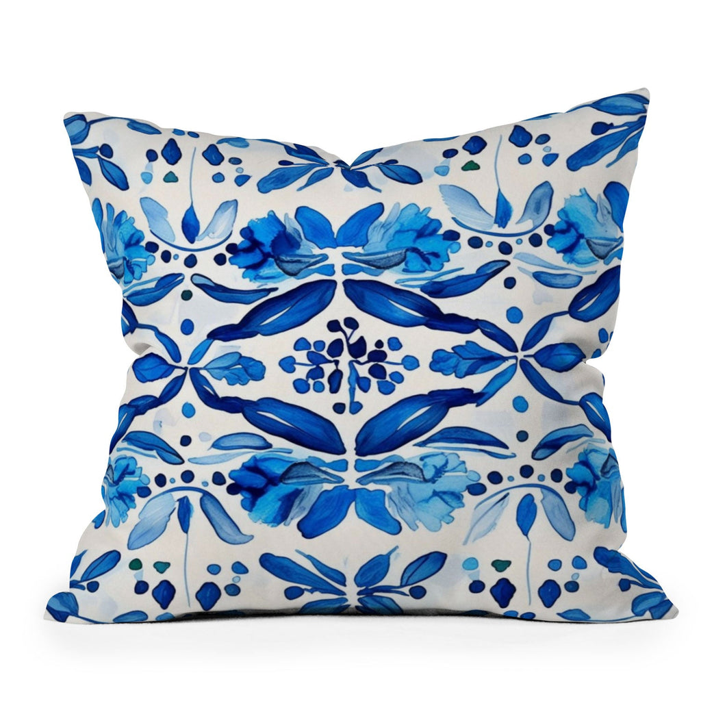 Laura Trevey Madrid Mist Throw Pillow