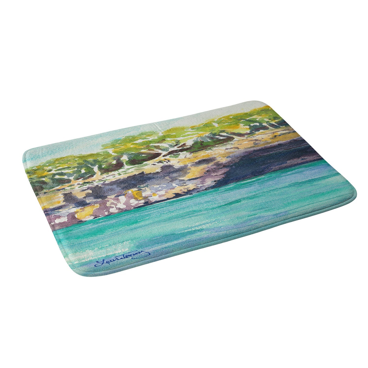 Laura Trevey Palma Cliffs Memory Foam Bath Mat