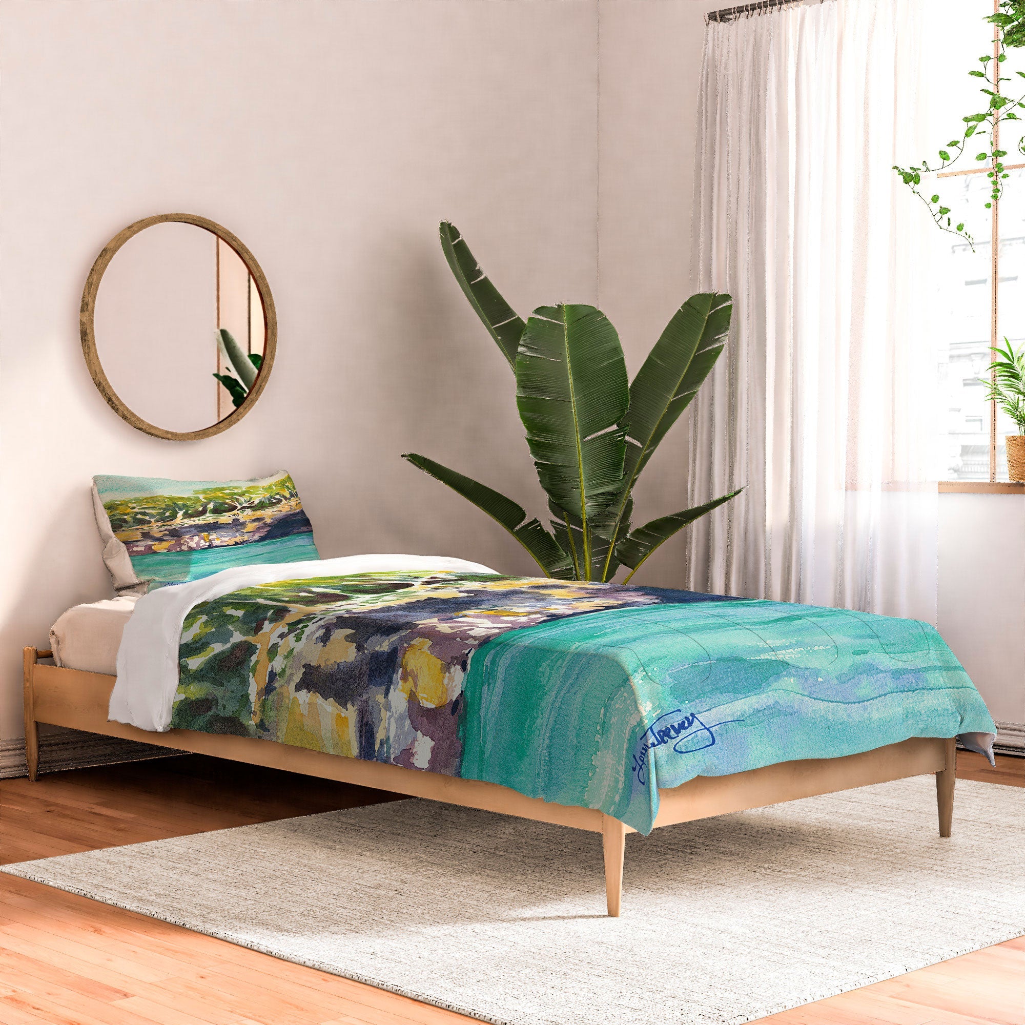 Laura Trevey Palma Cliffs Comforter