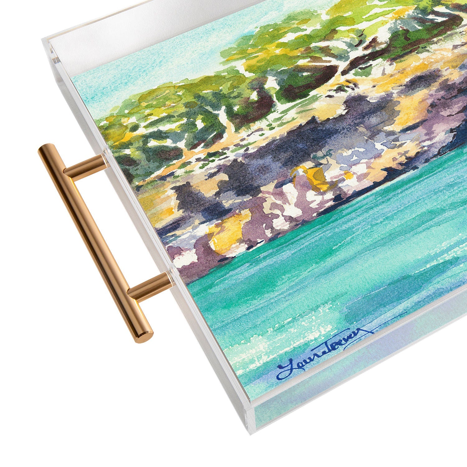 Laura Trevey Palma Cliffs Acrylic Tray