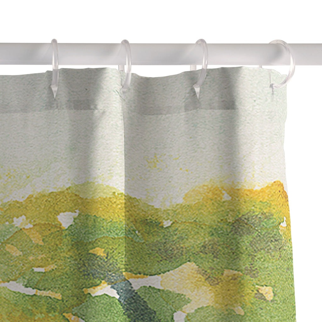 Laura Trevey Palma Cliffs Shower Curtain