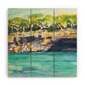Laura Trevey Palma Cliffs Wood Wall Mural