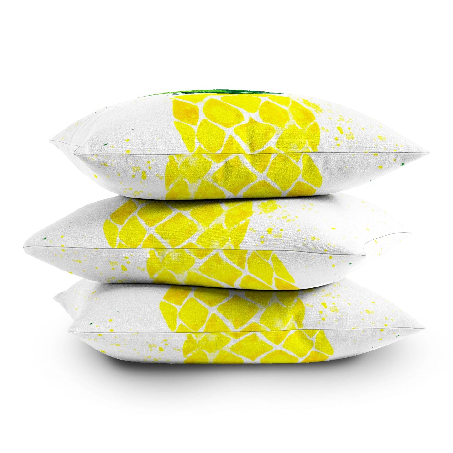 Laura Trevey Pineapple Sunshine Outdoor Throw Pillow