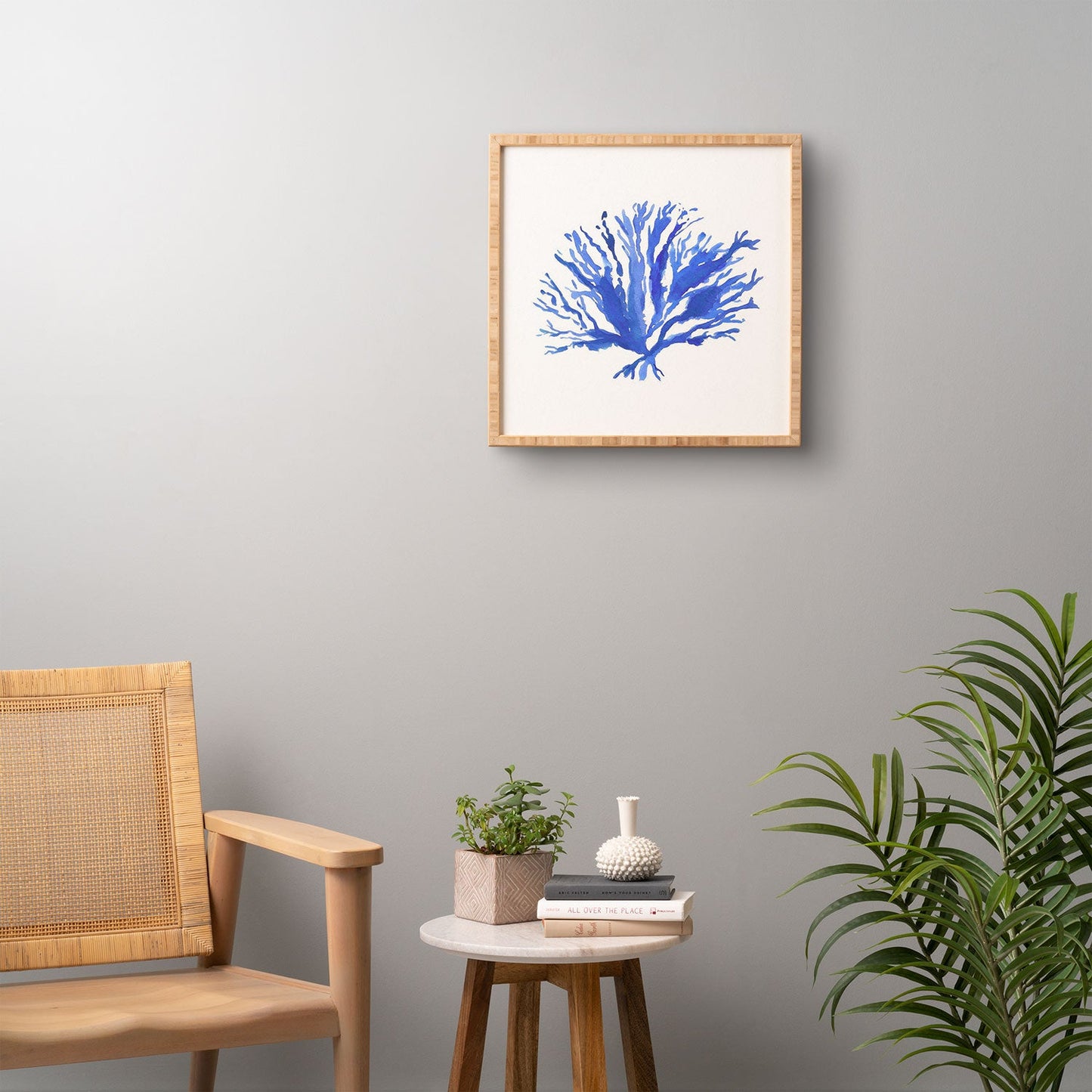 Laura Trevey Sea Coral Framed Wall Art