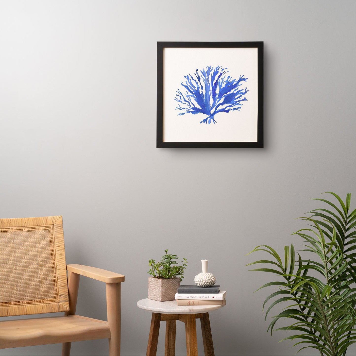 Laura Trevey Sea Coral Framed Wall Art