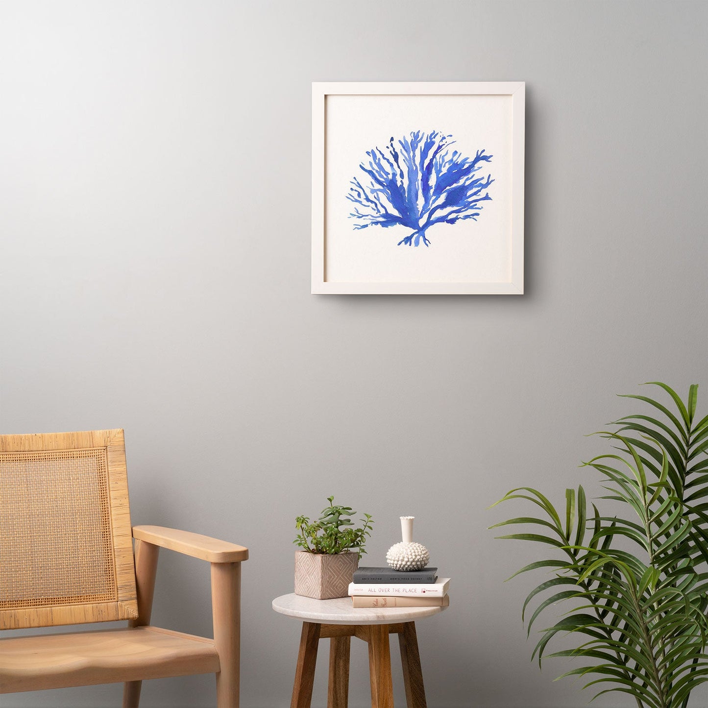 Laura Trevey Sea Coral Framed Wall Art
