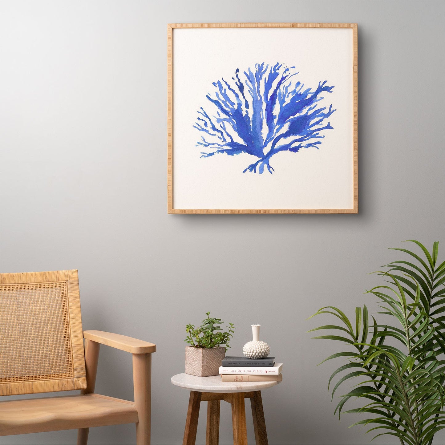 Laura Trevey Sea Coral Framed Wall Art