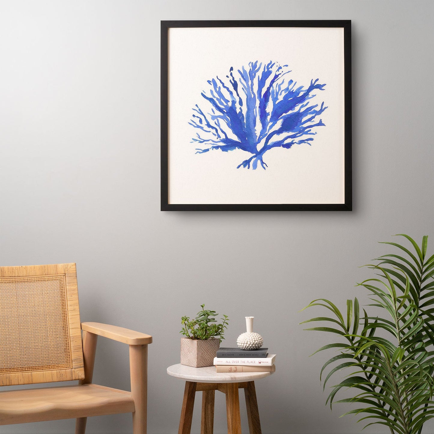 Laura Trevey Sea Coral Framed Wall Art