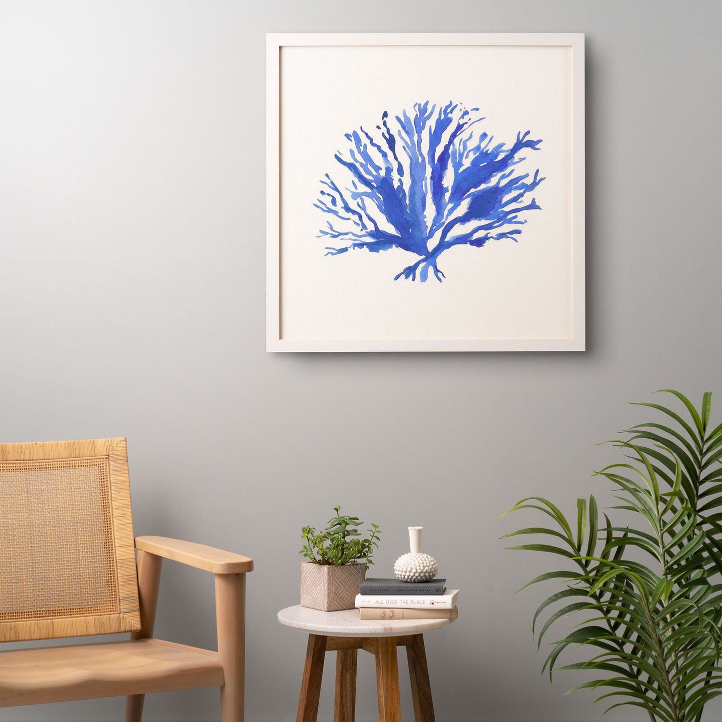 Laura Trevey Sea Coral Framed Wall Art