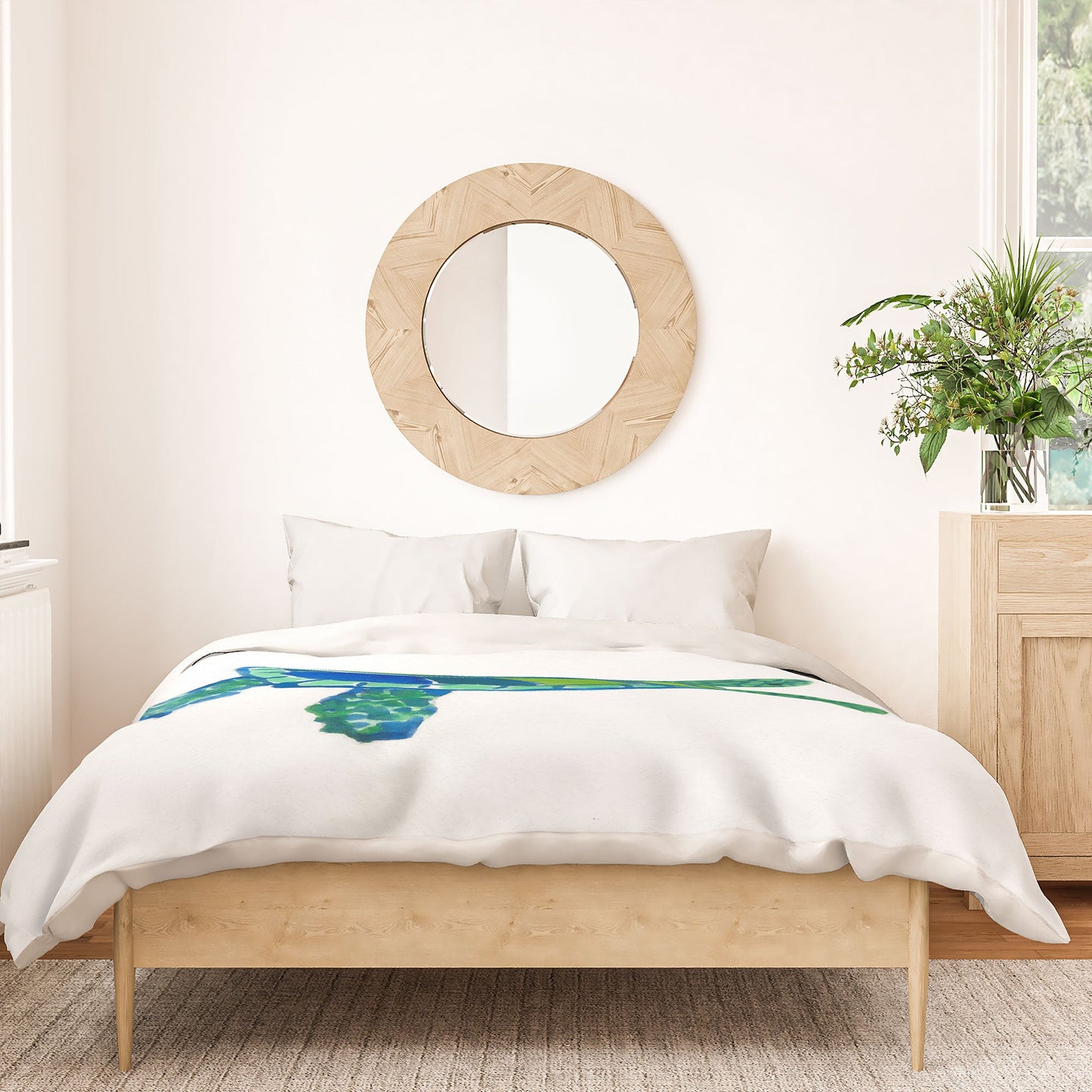 Laura Trevey Sea Turtle Duvet Cover