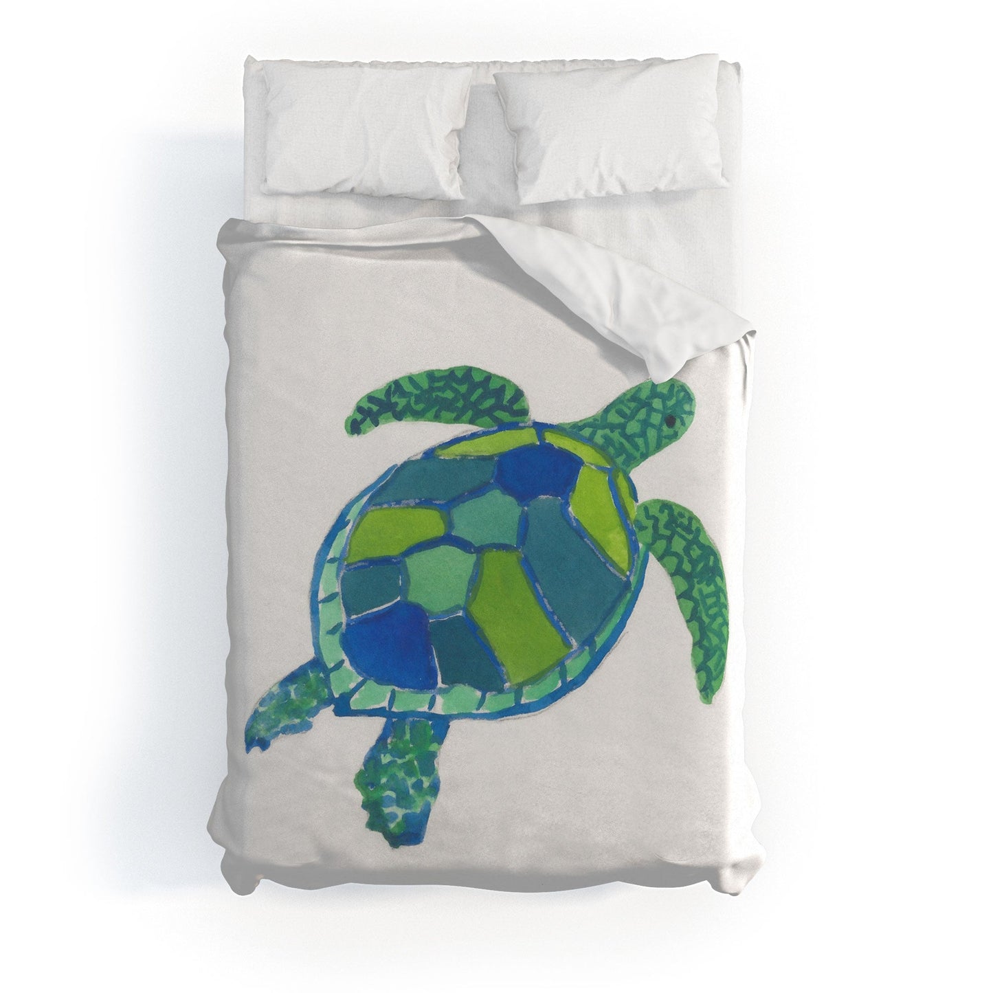 Laura Trevey Sea Turtle Duvet Cover