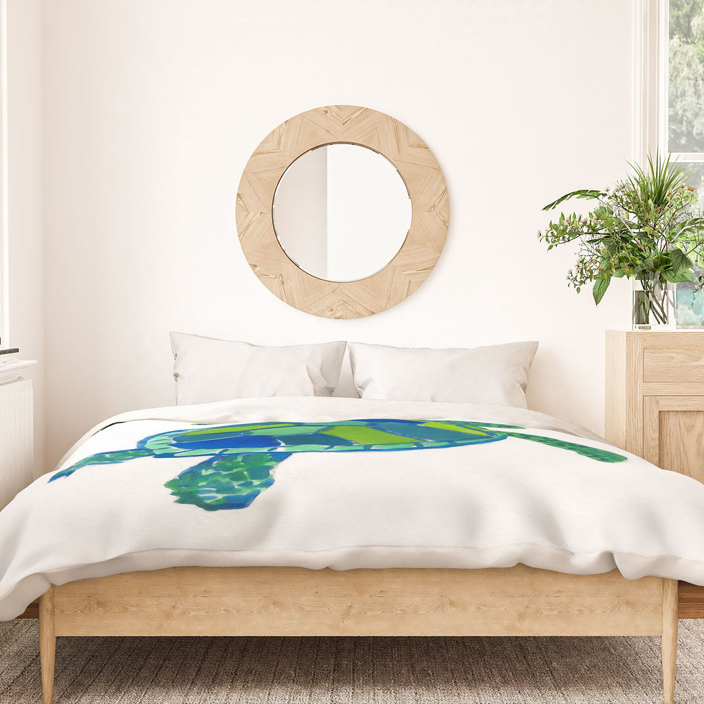Laura Trevey Sea Turtle Duvet Cover