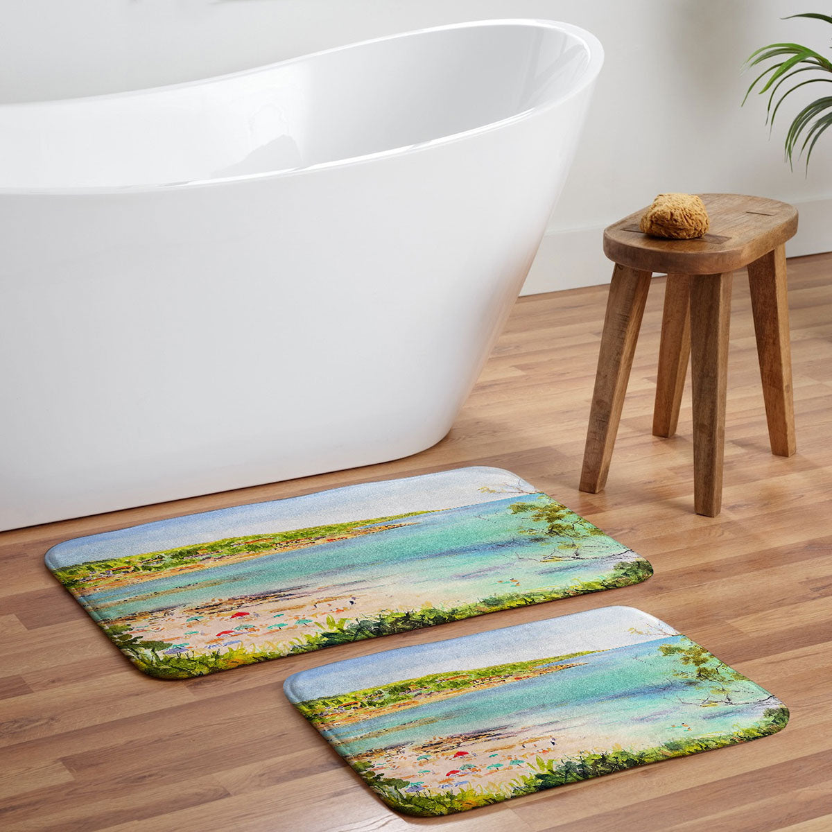 Laura Trevey South of France Memory Foam Bath Mat
