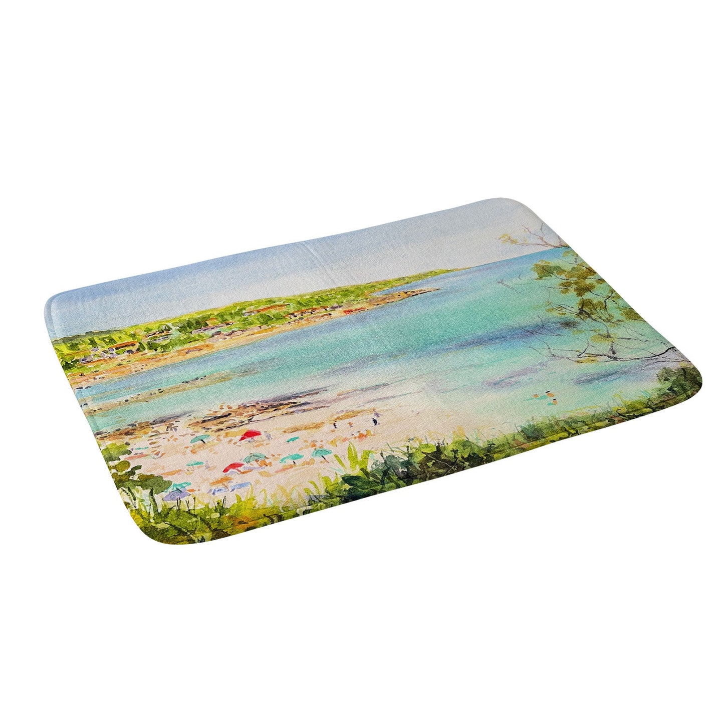 Laura Trevey South of France Memory Foam Bath Mat