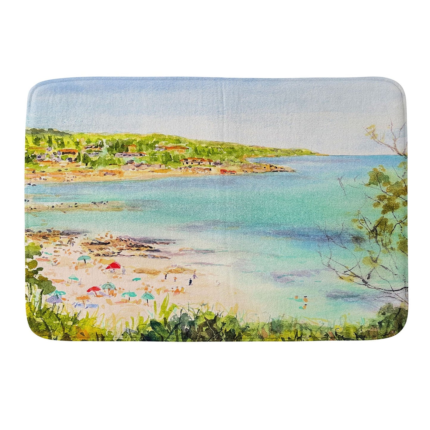 Laura Trevey South of France Memory Foam Bath Mat