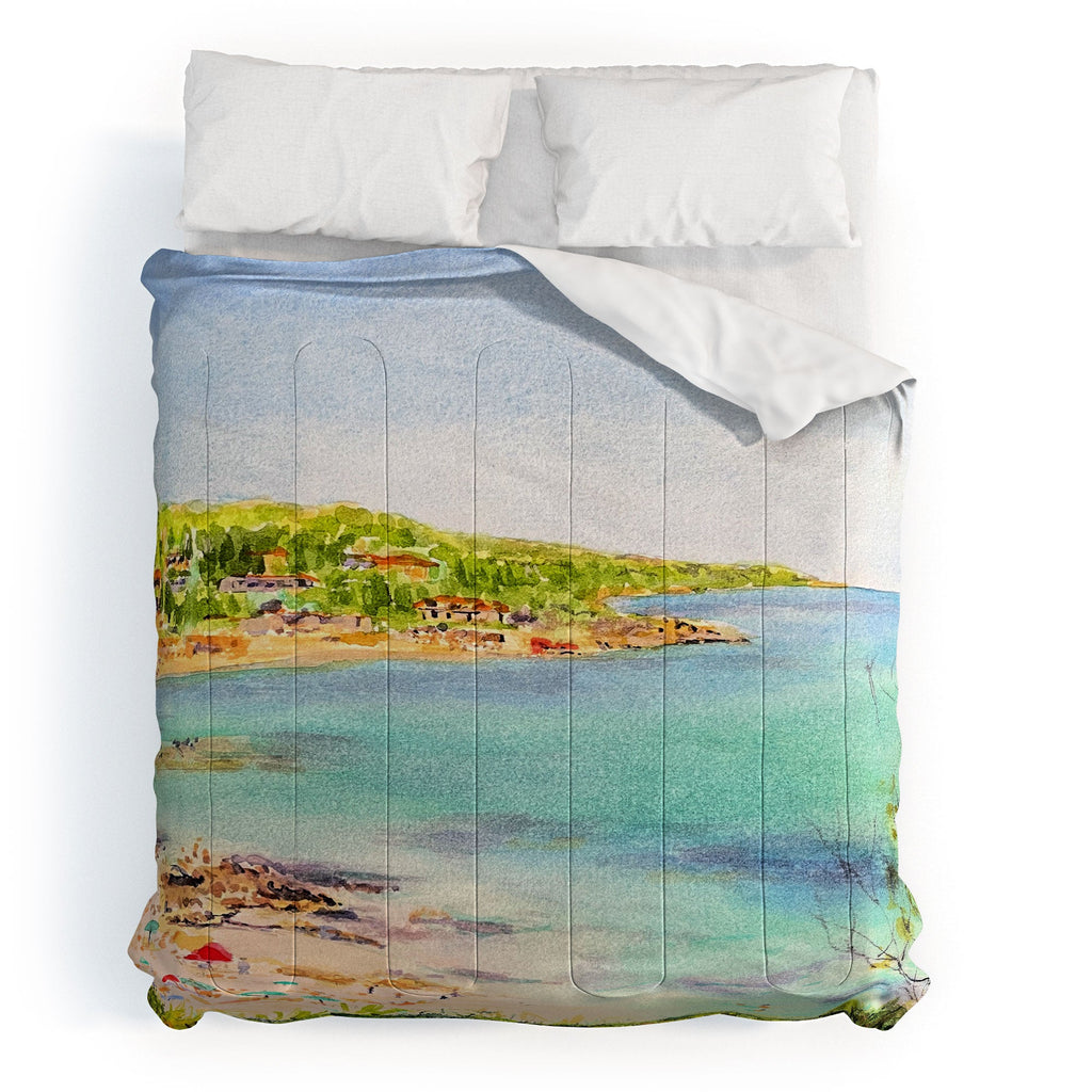 Laura Trevey South of France Comforter