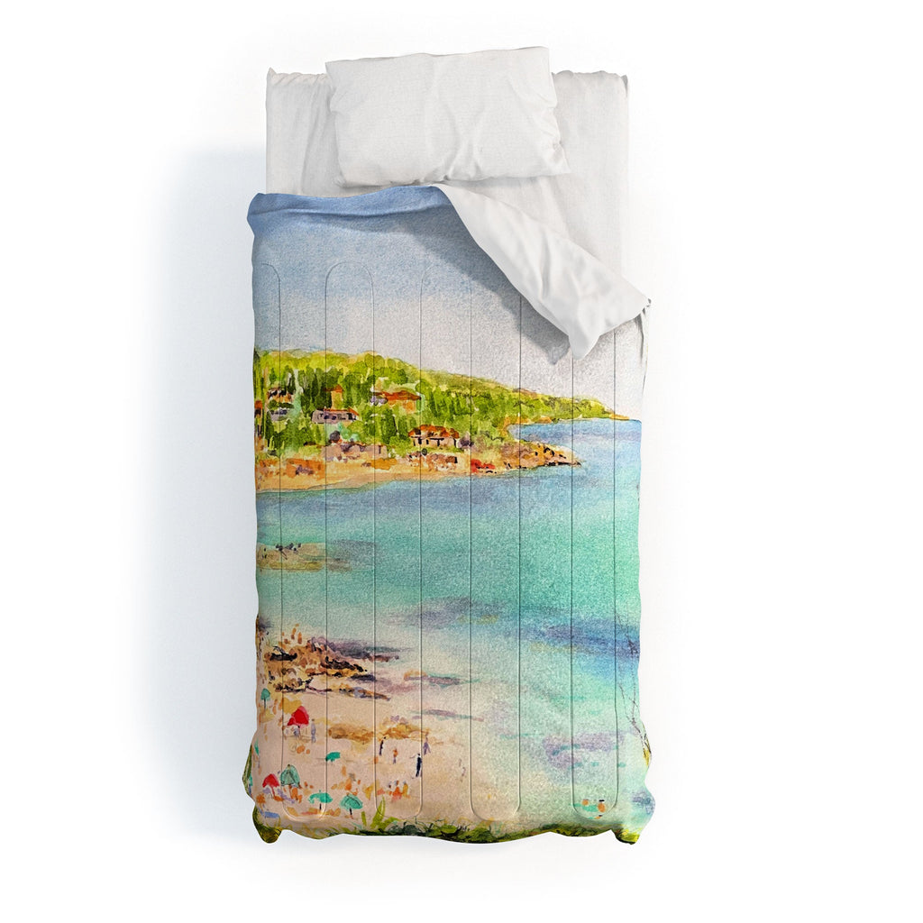 Laura Trevey South of France Comforter