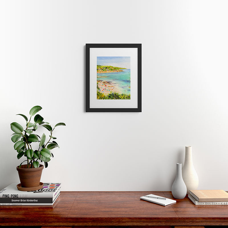 Laura Trevey South of France Framed Art Print