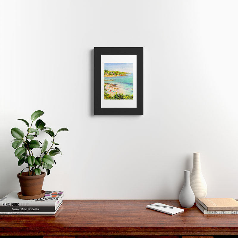 Laura Trevey South of France Framed Art Print