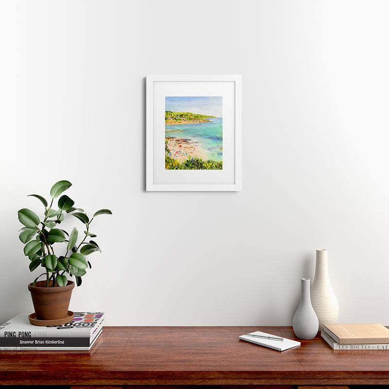 Laura Trevey South of France Framed Art Print
