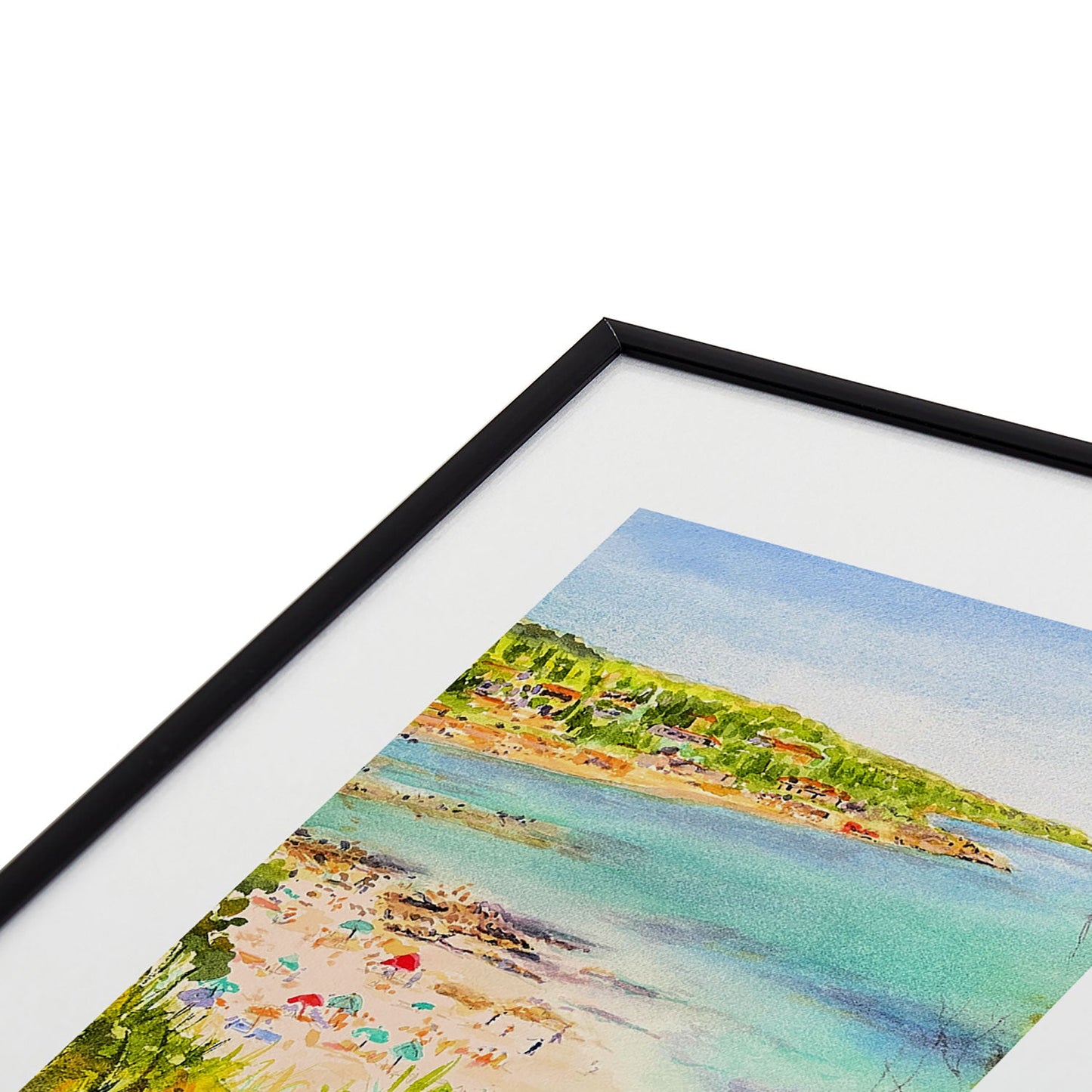 Laura Trevey South of France Metal Framed Art Print
