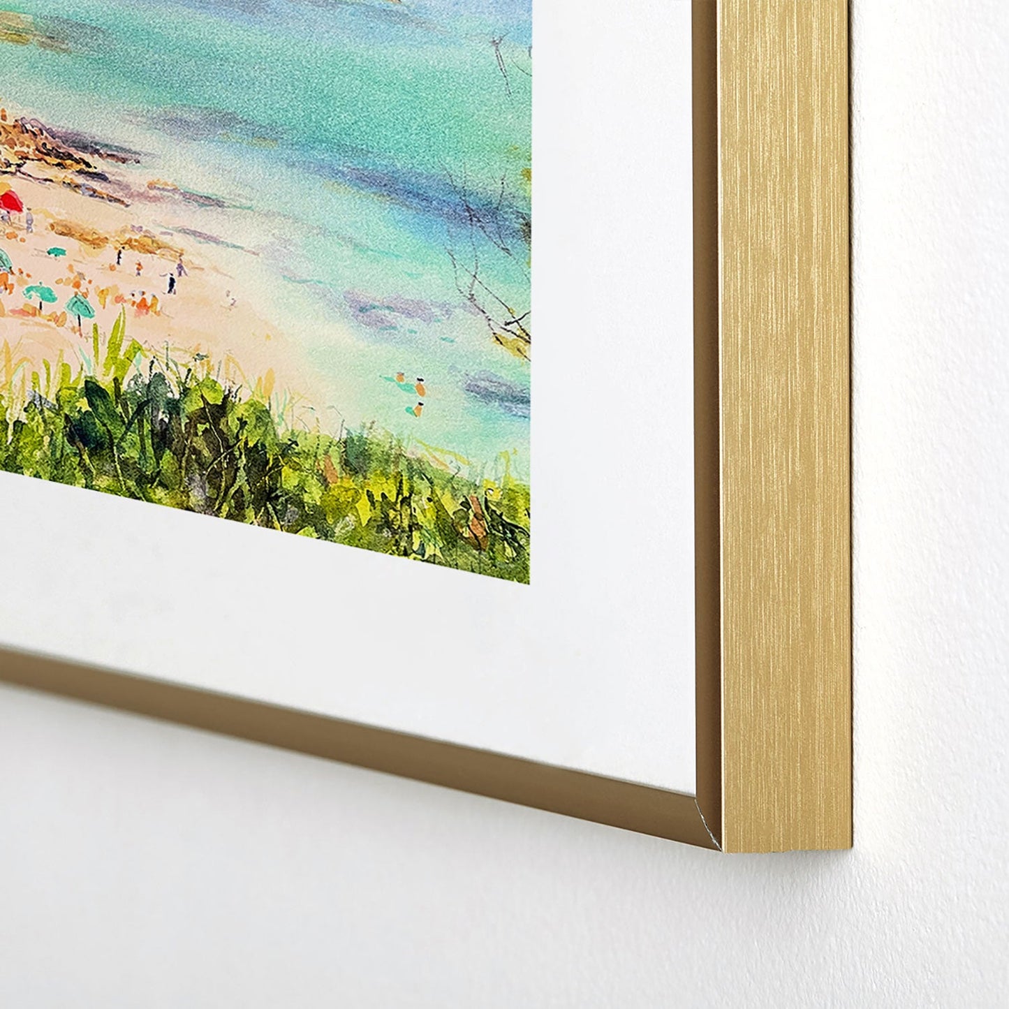 Laura Trevey South of France Metal Framed Art Print