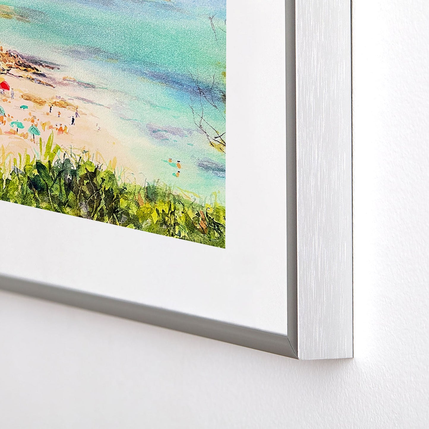 Laura Trevey South of France Metal Framed Art Print