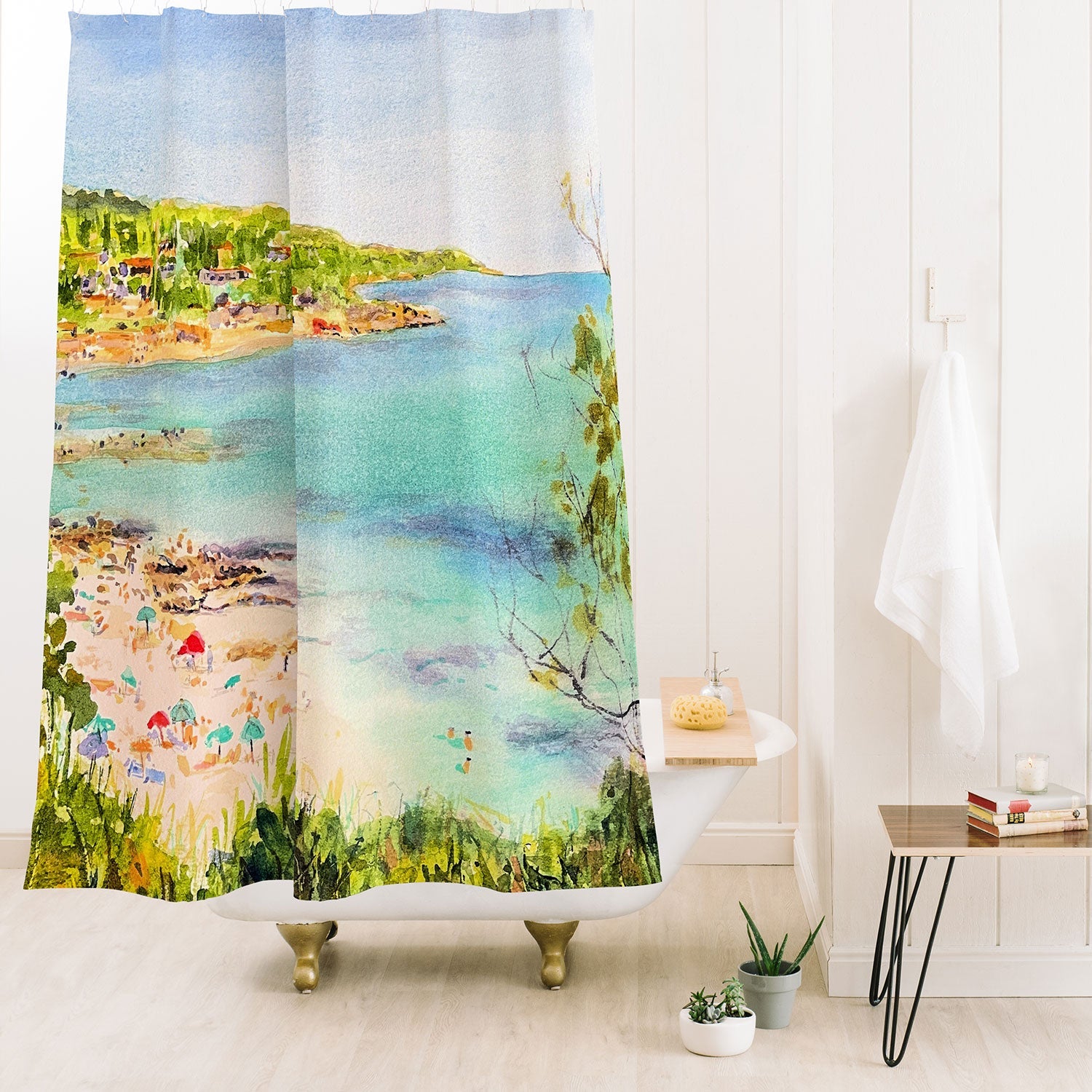 Laura Trevey South of France Shower Curtain