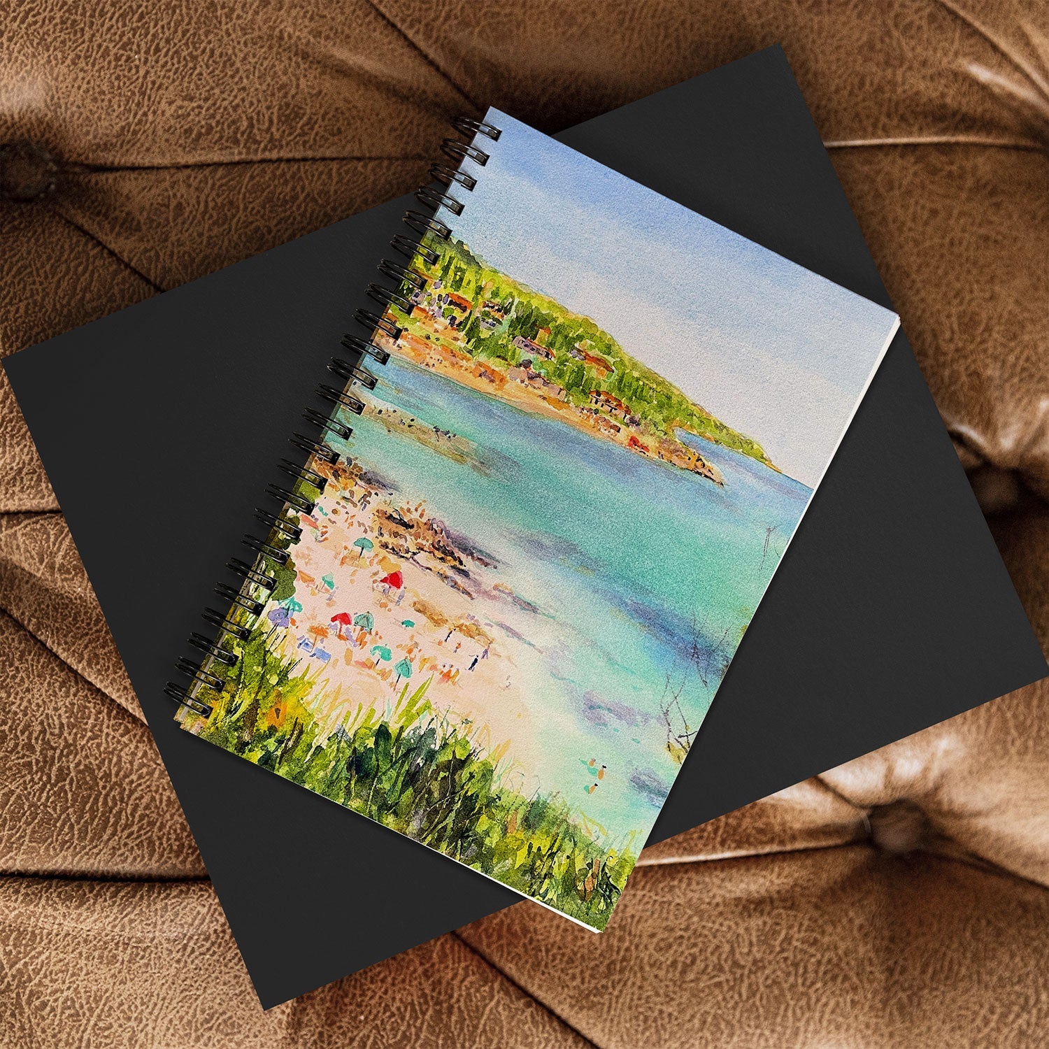 Laura Trevey South of France Spiral Notebook