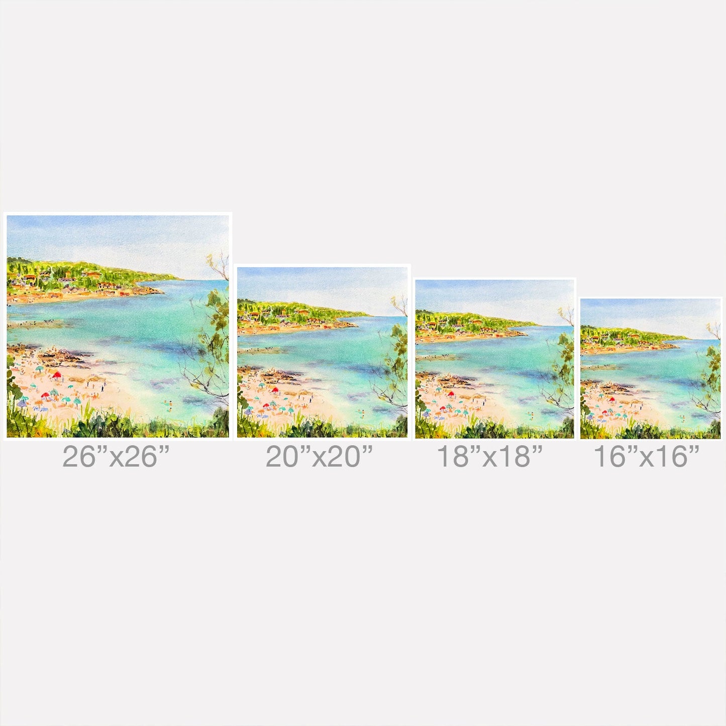 Laura Trevey South of France Outdoor Throw Pillow