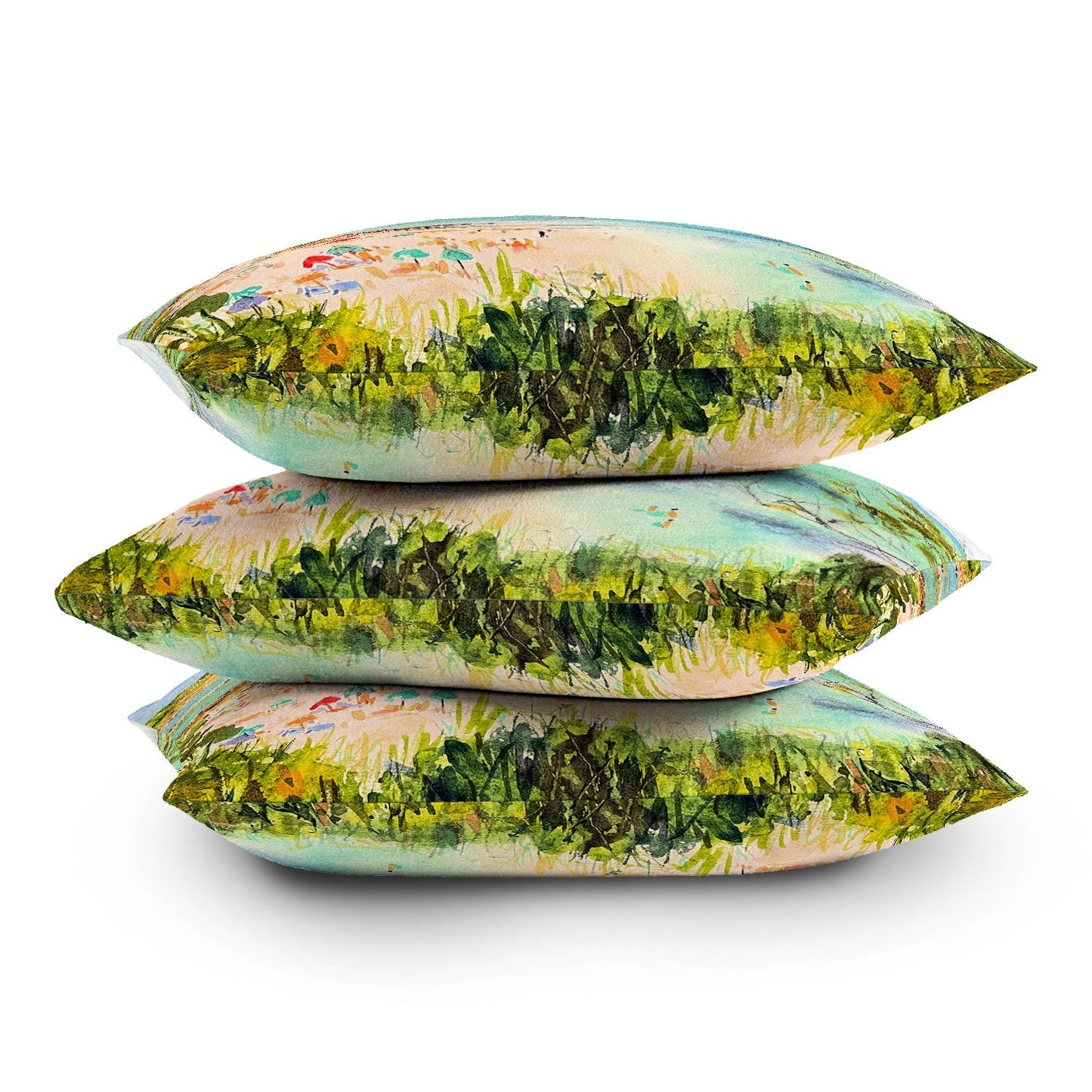 Laura Trevey South of France Outdoor Throw Pillow