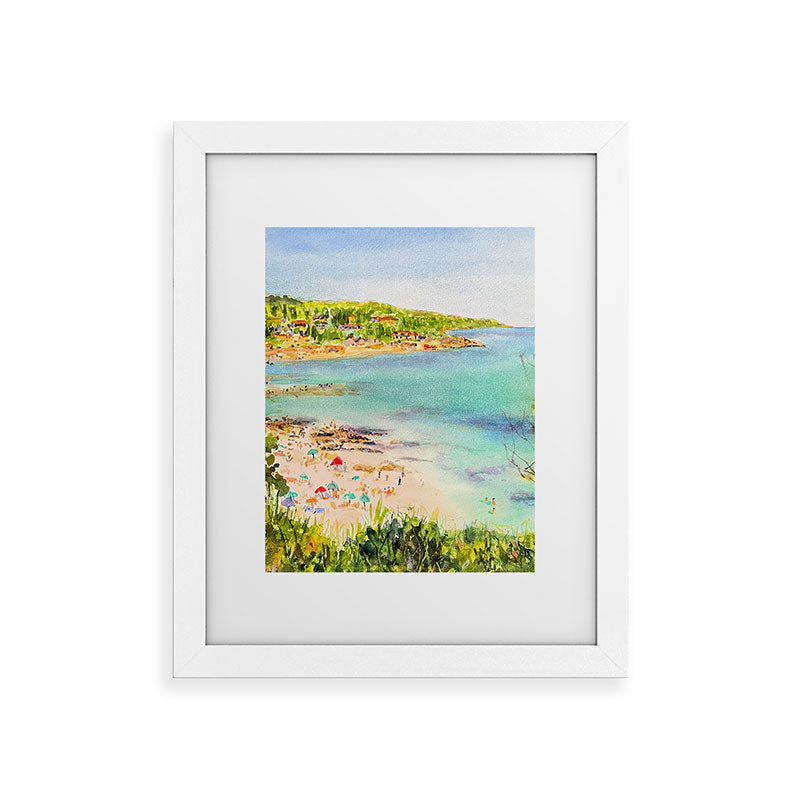 Laura Trevey South of France Framed Art Print