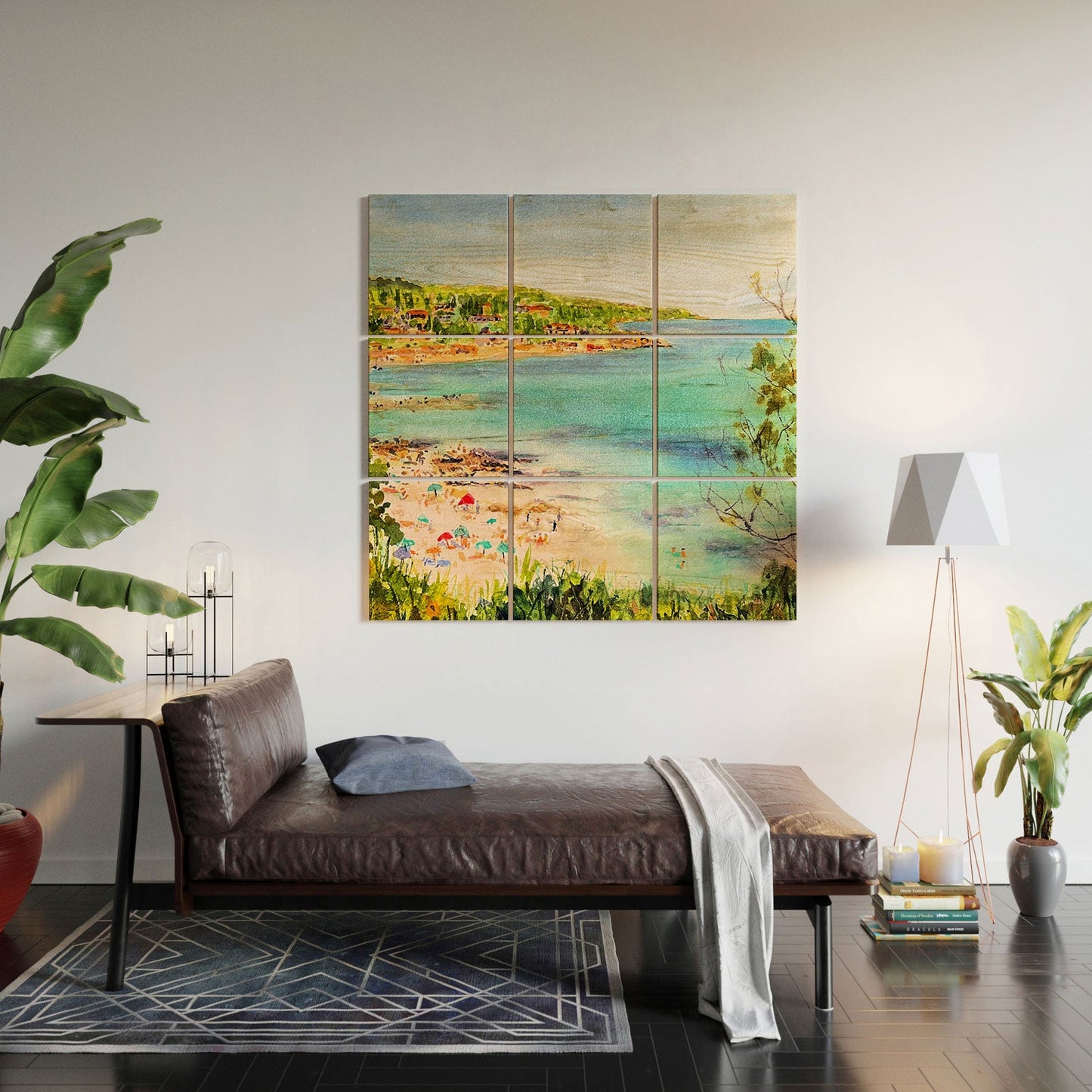 Laura Trevey South of France Wood Wall Mural