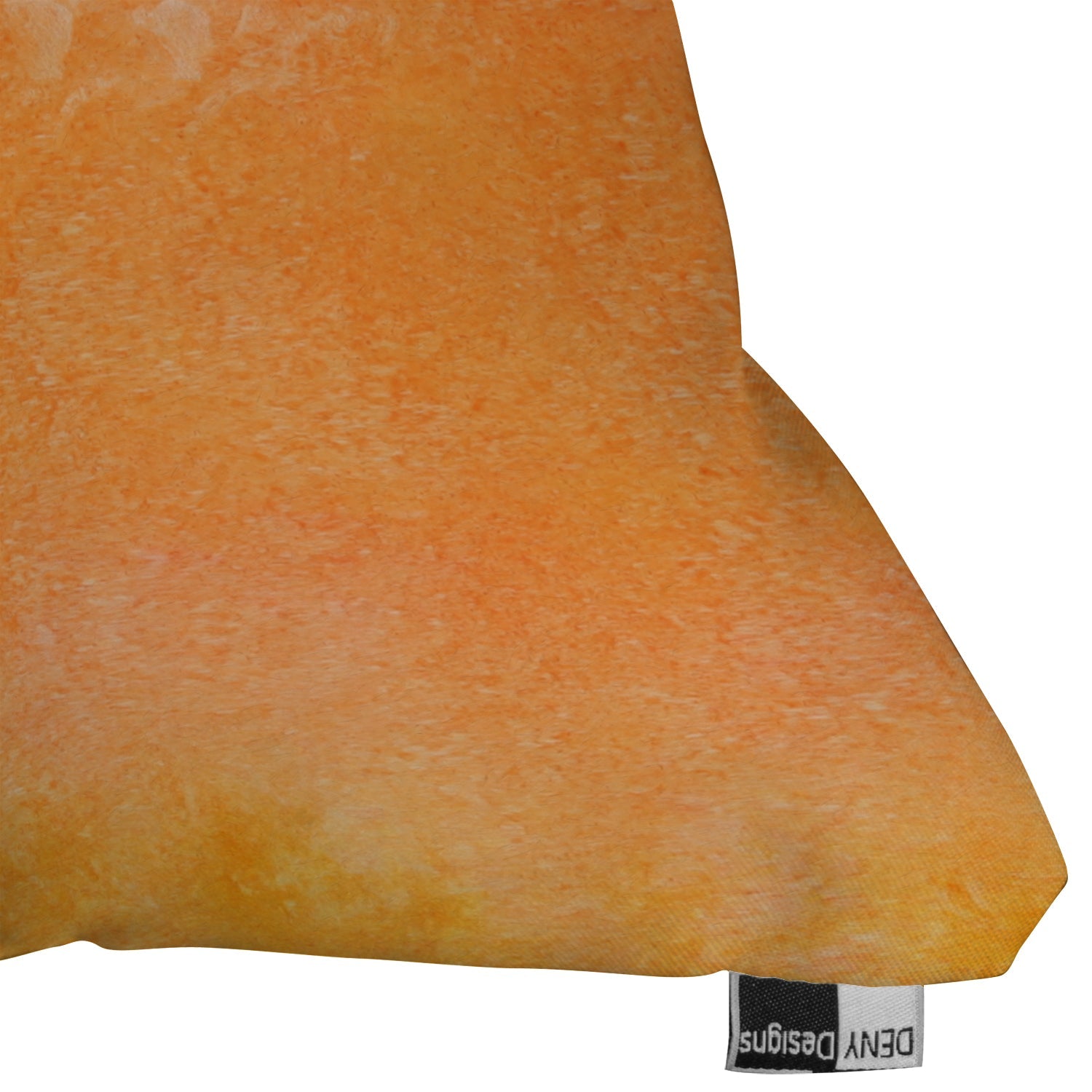 Laura Trevey Tangerine Tie Dye Throw Pillow