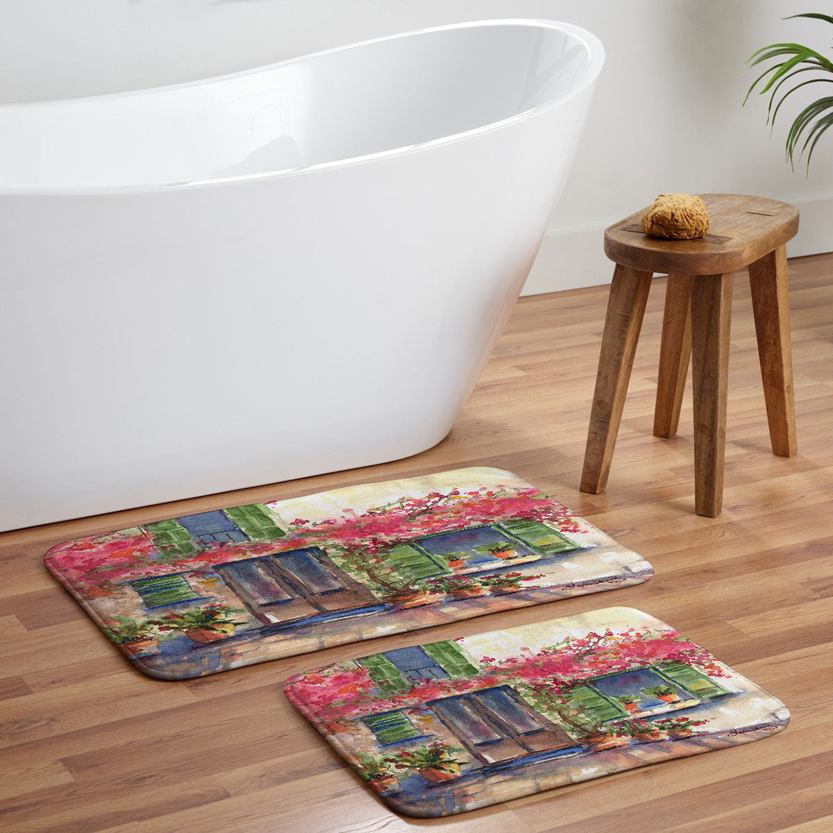 Laura Trevey Valldemossa Memory Foam Bath Mat