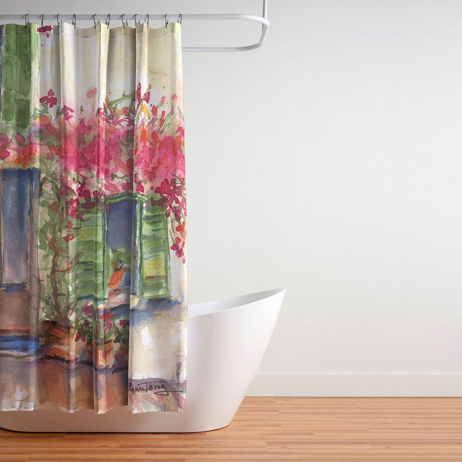 Laura Trevey Valldemossa Shower Curtain
