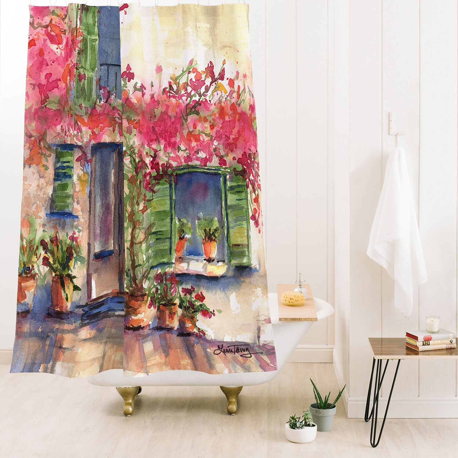 Laura Trevey Valldemossa Shower Curtain