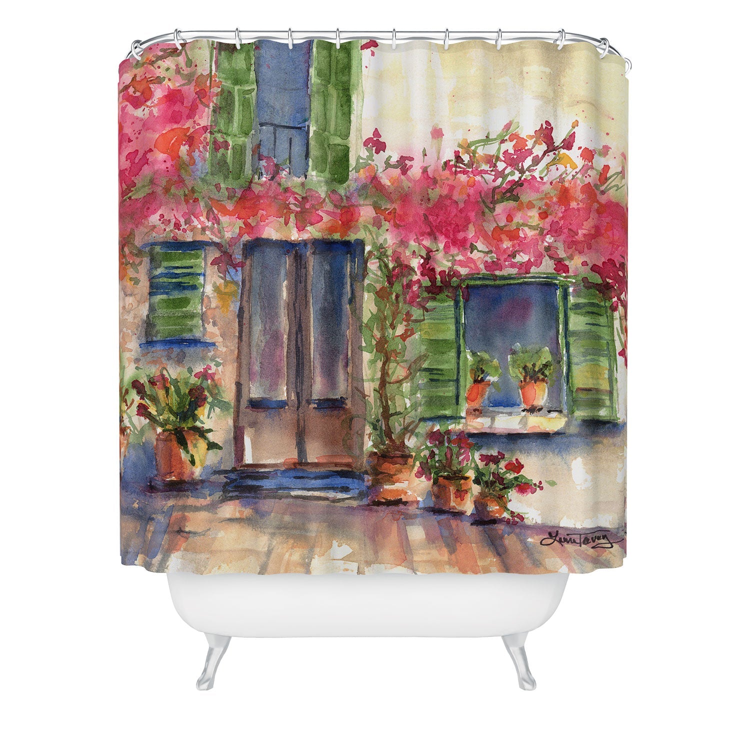 Laura Trevey Valldemossa Shower Curtain