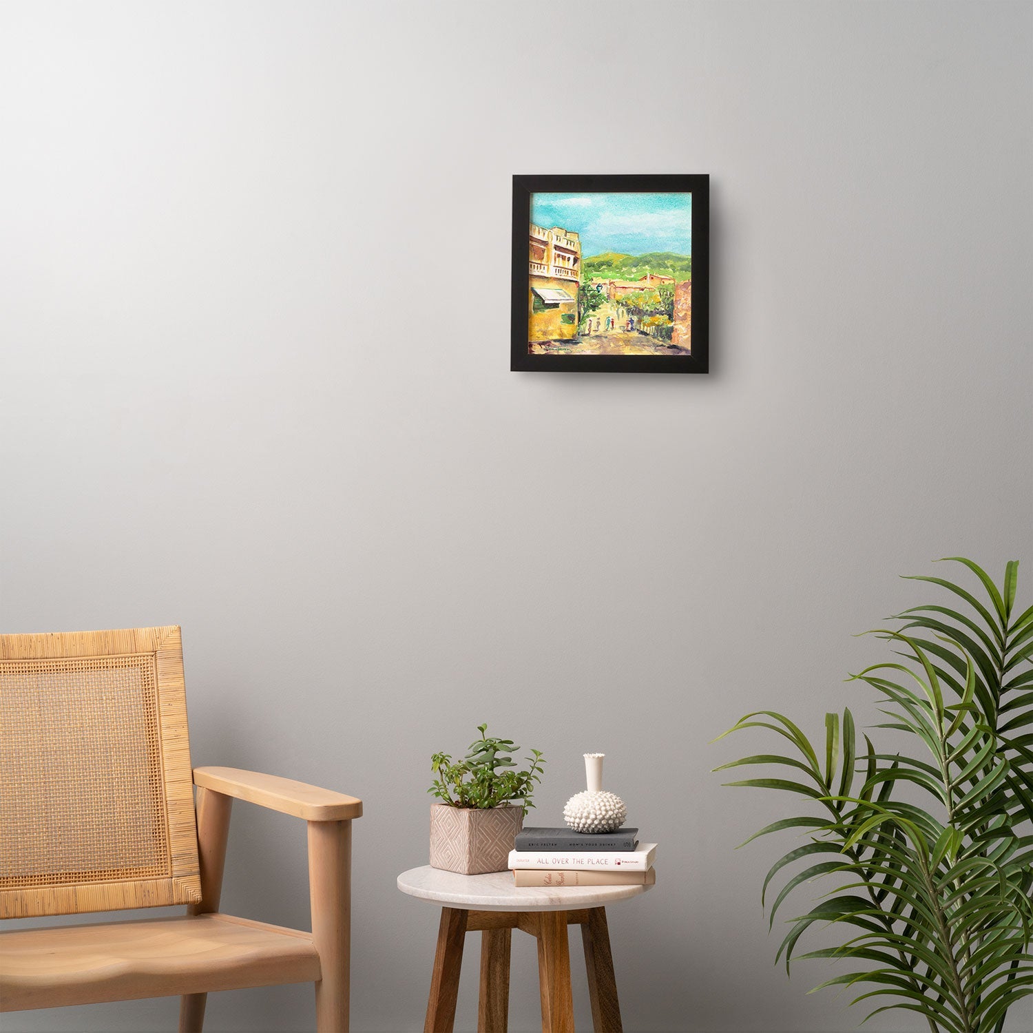 Laura Trevey Valldemossa Village Framed Wall Art