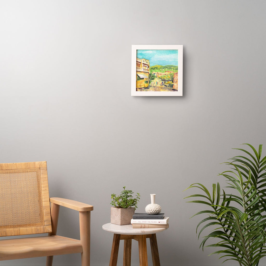 Laura Trevey Valldemossa Village Framed Wall Art
