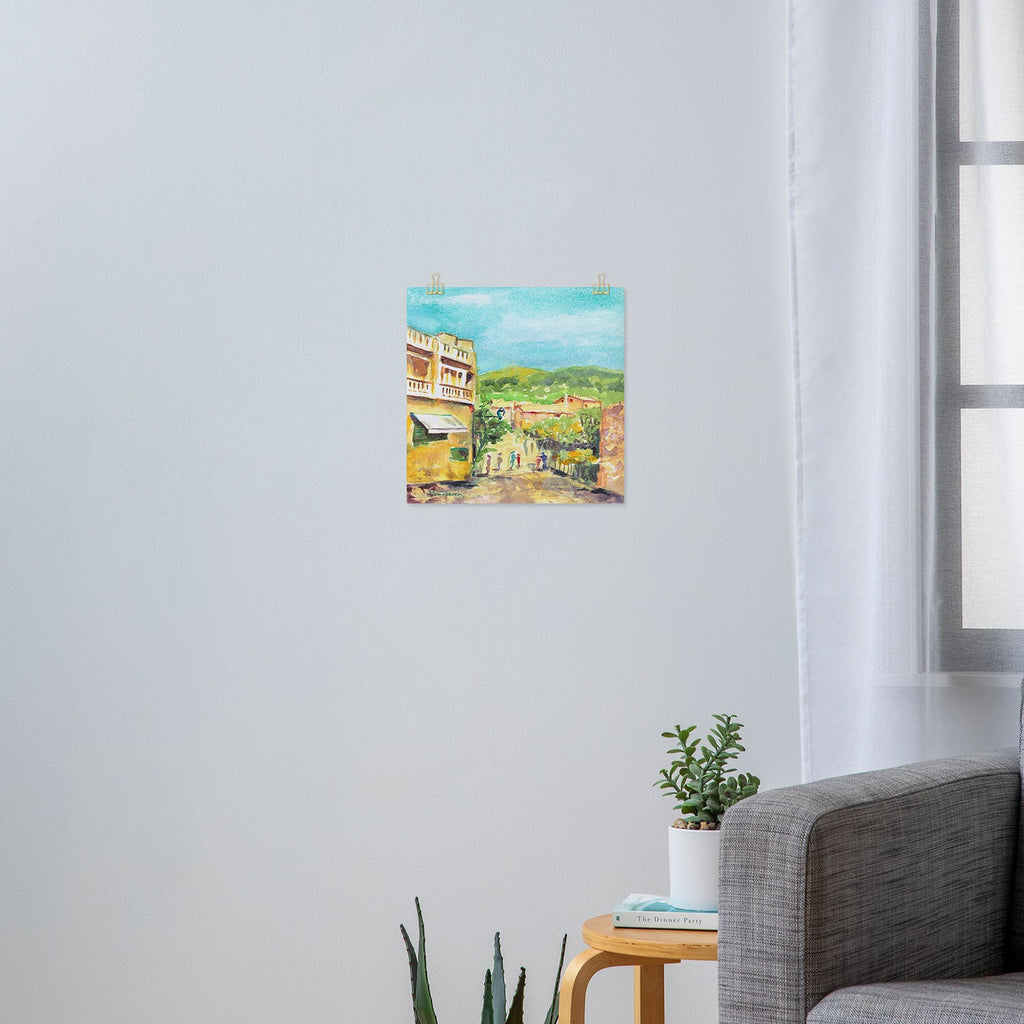 Laura Trevey Valldemossa Village Art Print