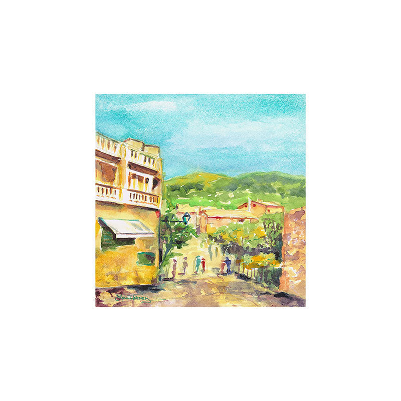 Laura Trevey Valldemossa Village Art Print