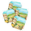 Laura Trevey Valldemossa Village Coaster Set