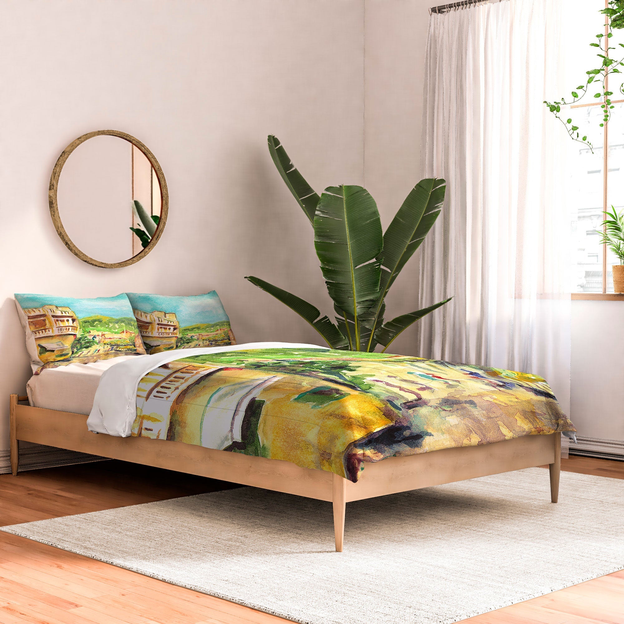 Laura Trevey Valldemossa Village Comforter