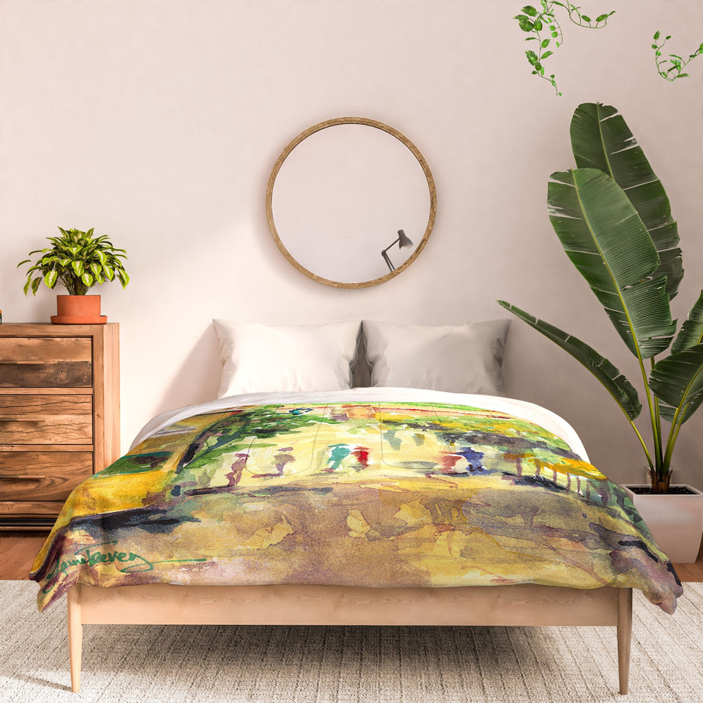 Laura Trevey Valldemossa Village Comforter