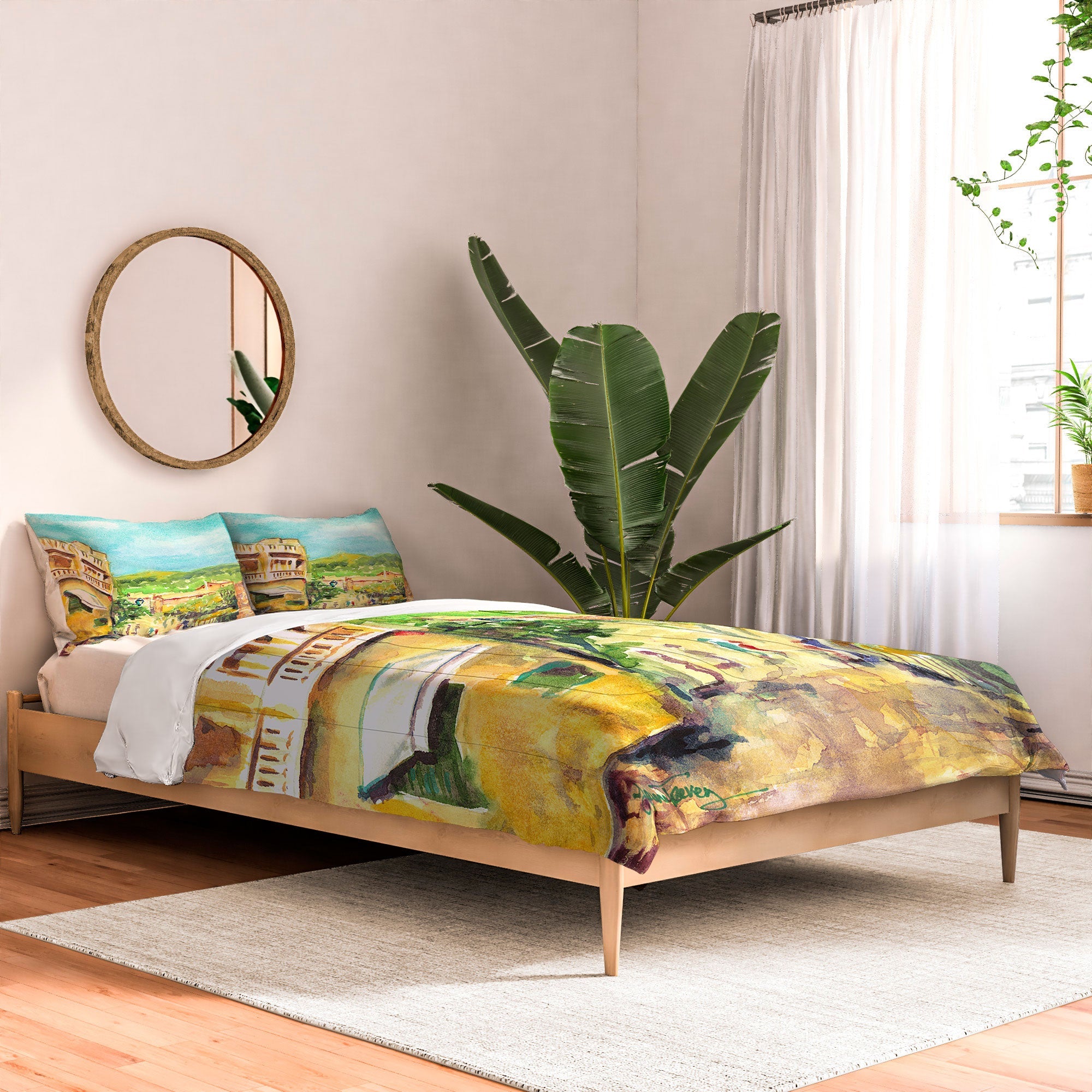 Laura Trevey Valldemossa Village Comforter